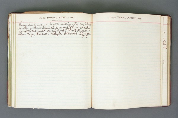 1945 Diary excerpt B P03 21