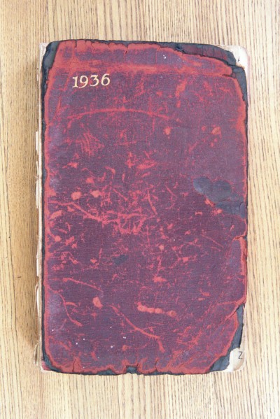 Cover 1936 Diary
