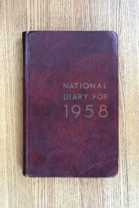 Cover 1958 Diary