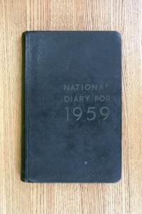 Cover 1959 Diary