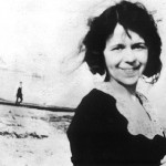 Dawn Powell on the beach, 1914.